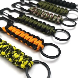 Llavero de Supervivencia para Escalada, Multifuncional, de Nailon Trenzado de 2 mm, Impermeable IP67, 2 Piezas, Ligero, con Anillo de Mosquetón - Product Image 3