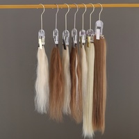 GlamorDove Cintres d'extension de cheveux en acrylique Porte-extensions en acrylique simple pour perruques Présentoir de rangement d'extensions de trame