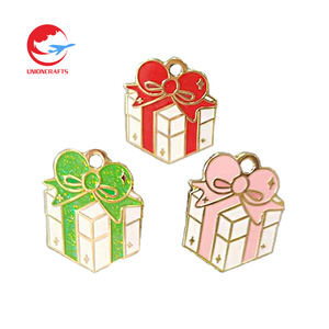 定制圣诞珐琅金属翻领别针个性化节日礼品套装创意工艺装饰制造商别针 - Product Image 2