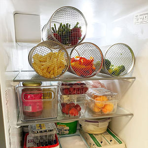 Canasta Redonda de Acero Inoxidable para Asar Carne, Portátil, con Malla Metálica para Exteriores - Product Image 5