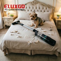 Aspirateur Cyclonique Sans Fil Portable BLDC Puissant avec Fonction de Stérilisation par Filtre Lavable et Souffleur de Poils d'Animaux