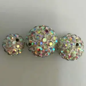 Fashion jewelry shiny crystal ball beads crystal AB