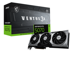 Mejor <span class=keywords><strong>Precio</strong></span>, Tarjeta Gráfica Independiente MS1 GeForce RTX5070 12G VENTUS 3X OC, PCI Express 2.0 X16 para Computadoras de Escritorio - Product Image 1