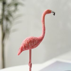 Adornos de Resina con Forma de Flamenco Rosa para Decoración del Hogar, Regalos, Bodas, Estatuas, Decoraciones de Mesa, Figuritas - Product Image 3