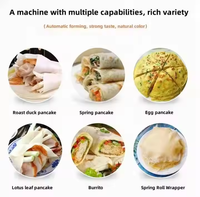 Machine automatique à rouler et à emballer pour feuilles de riz vietnamien, samosas, feuilles de lumpia, et rouleaux de printemps, en acier inoxydable 304, 20