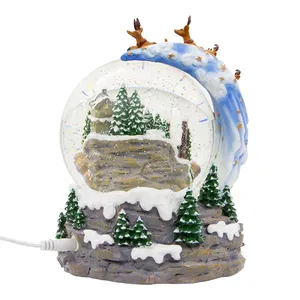 Productos de Navidad de moda Globos de nieve de recuerdo de Navidad de gama alta personalizados de 150mm - Product Image 4
