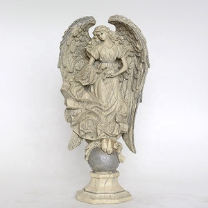 Polyresin Wings Angel <strong>Greek</strong> Goddess Sculpture Statue Craft Ornaments Creative Home Tabletop <strong>Decoration</strong> - Product Image 2
