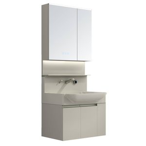 PANOON, tocadores de baño de piedra Artificial de alta calidad de lujo, espejo inteligente resistente al agua, 5 años de garantía, dormitorio de diseño moderno - Product Image 1