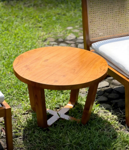 Chaise de jardin en teck avec coussin, mobilier de patio contemporain, sièges pour bord de piscine - Product Image 6