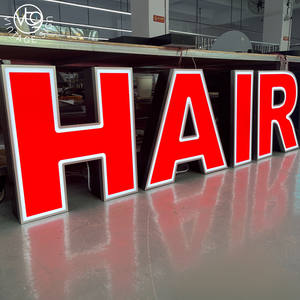 Personalizar tienda Logo restaurante casa Metal números canal signos Filadelfia Led muestra carta diseño escaparate pelo signo - Product Image 5