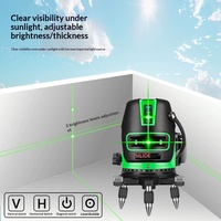 Niveau laser rotatif industriel à auto-nivellement |   Feu vert |   Projecteur de ligne haute luminosité pour extérieur