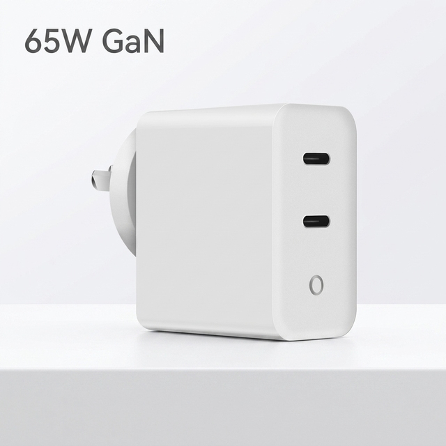 Wholesale Cheap Price Au Wall Plug Dual Usb Type c Pd Gan 67 65 w Fast Charger 65w for Mobile Phone Laptop