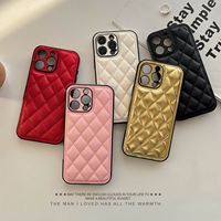 Nouvelle coque de téléphone de luxe pour iPhone 16 15 14 Pro Max, étui de créateur en cuir PU pour iPhone 13 12 Plus, sacs de téléphone tendance