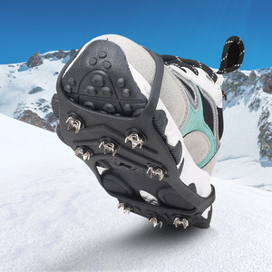 Nuevas Cubiertas Antideslizantes para Zapatos con Ocho Dientes, Fáciles de Poner y Quitar, Plantillas Antideslizantes Simples para Hombres y Mujeres, para Superficies de Nieve y Hielo al Aire Libre - Product Image 4
