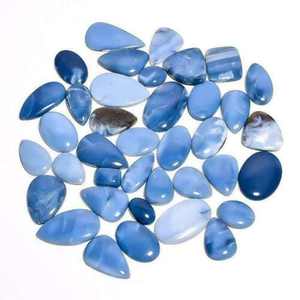 Piedra de Ópalo Azul Africano Natural de 10 mm, 15 mm, 20 mm, Forma Mixta Lisa, Tamaño Libre, Cabujón, Certificado IGI, Creación de Joyas, Fabricación de Joyas - Product Image 4