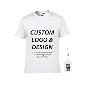 เสื้อยืดผู้ชายผ้าฝ้ายคุณภาพสูงแบบเรียบ ขายส่ง OEM/ODM 8067 รับสกรีนโลโก้และลายกราฟิกตามสั่ง - Product Image 1