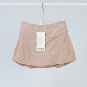 Benutzer definiertes Logo 2 in 1 Shorts Zurück Reiß verschluss Tasche Falten rock Lulu Tennis rock für Frauen Mädchen - Product Image 3
