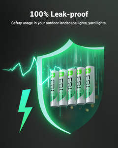 แบตเตอรี่ EBL 600MAH AAA 1.2V NIMH แบบชาร์จได้ 8 ก้อน ใช้งานได้ยาวนาน สำหรับไฟประดับสวนกลางแจ้ง พลังงานแสงอาทิตย์ - Product Image 4