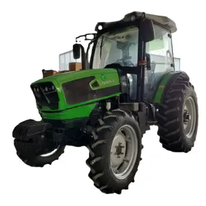 İkinci el kullanılmış traktörler Deutz 904 90HP satılık tarım makineleri kompakt traktör çiftlik traktörü kaliteli