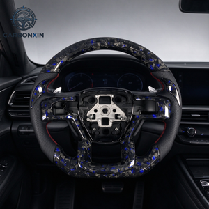 Volant sport personnalisé en fibre de carbone pour Ford F-150 – Amélioration et modification du volant de course haute performance - Product Image 6