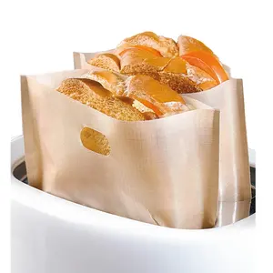 热卖可重复使用的微波爆米花三明治面包袋