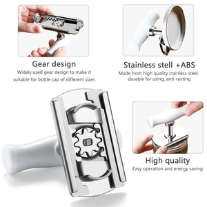 Can Opener Adjustable Stainless Steel Non-Slip Multifunction Manual Jar Bottle Bottle Lid Opener <b>Gadget</b> Home <b>Gadgets</b> Accessories - Product Image 5