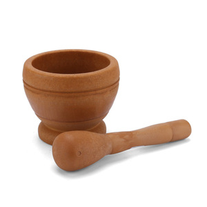 <span class=keywords><strong>Promo</strong></span> vente entière Pound pot d'ail pot d'ail mortier d'ail en bois - Product Image 3