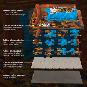 Puzzle en papier sur le thème <span class=keywords><strong>de</strong></span> Noël, Père Noël, bonhomme <span class=keywords><strong>de</strong></span> neige, décoration <span class=keywords><strong>de</strong></span> Noël, puzzle OEM ODM personnalisé, puzzle familial <span class=keywords><strong>pour</strong></span> adultes - Product Image 4