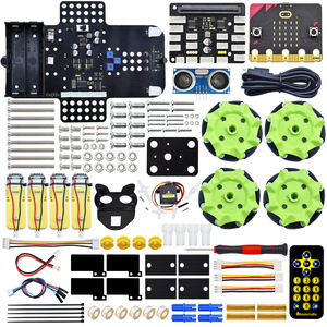 หุ่นยนต์อิเล็กทรอนิกส์ Keyestudio <span class=keywords><strong>microbit</strong></span> v2 4WD Mecanum พร้อมบอร์ด micro:bit - Product Image 3
