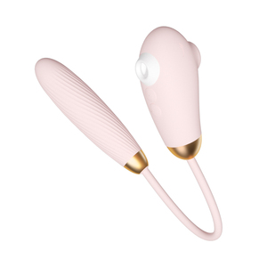 Vibrador 2 en 1 con Lengua Estimulante, Juguetes Sexuales con 10 Modos de Lamido Clitoriano y 10 Modos de Succión, Placer Sexual Anal, de Clítoris y de Pezones para Mujeres - Product Image 6