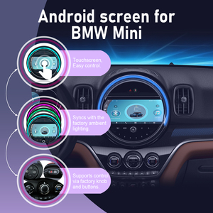 Lecteur multimédia automobile <span class=keywords><strong>Carplay</strong></span> 9 pouces Android 15 pour BMW Mini Cooper R56 R57 R58 R60 F54 F56 F60 Androidauto GPS Navi 4G - Product Image 3