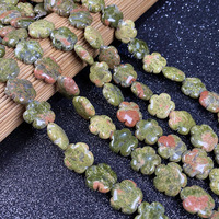 Perles de pierres précieuses en forme de flocon de neige de haute qualité, brin de perle de fleur d'agate de jade de quartz pour la fabrication de bijoux à bricoler soi-même, brin de 16 20mm, 38cm