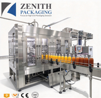 Machine de remplissage automatique à chaud pour jus, équipement d'embouteillage haute température 220V 380V anti-goutte pour bouteilles en verre et en plastique