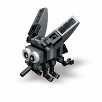 Juego de Bloques de Construcción de Animales de Dibujos Animados, Juguete de Construcción STEM, Ladrillos Educativos para Hacer Manualidades, Kit de Modelos Creativos, Regalo para Niños de 6 Años en Adelante