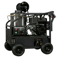 Nettoyeur haute pression à eau chaude haute performance 4000 PSI, moteur essence 14 CV, pour décontamination des résidus agricoles et nettoyage de la saleté de chantier