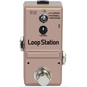 HOTSELL <strong>Loop</strong> <strong>Station</strong> Looper Effects Pedal Unlimited Overdubs 10 Minutes of Looping, 1/2 Time, and Reverse - Product Image 1
