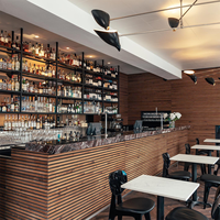 Panneau acoustique insonorisant en bois 3D, design moderne en MDF à lattes de bois pour salon, entrepôt et hôtel