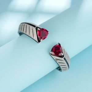 925 Silver Cultivated <b>Ruby</b> <b>Bracelet</b> Shines at Fashion Business Parties, Daily Wear and Makes a Great Gift for Women on Holiday L - Product Image 2