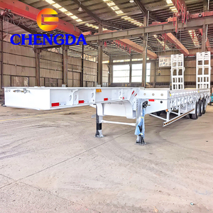 <span class=keywords><strong>Remorque</strong></span> semi-<span class=keywords><strong>remorque</strong></span> surbaissée à 3 essieux, 40 tonnes, 60 tonnes, avec rampes de chargement à ressorts, plateforme basse, semi-<span class=keywords><strong>remorque</strong></span> surbaissée, fournie directement par l'usine - Product Image 5
