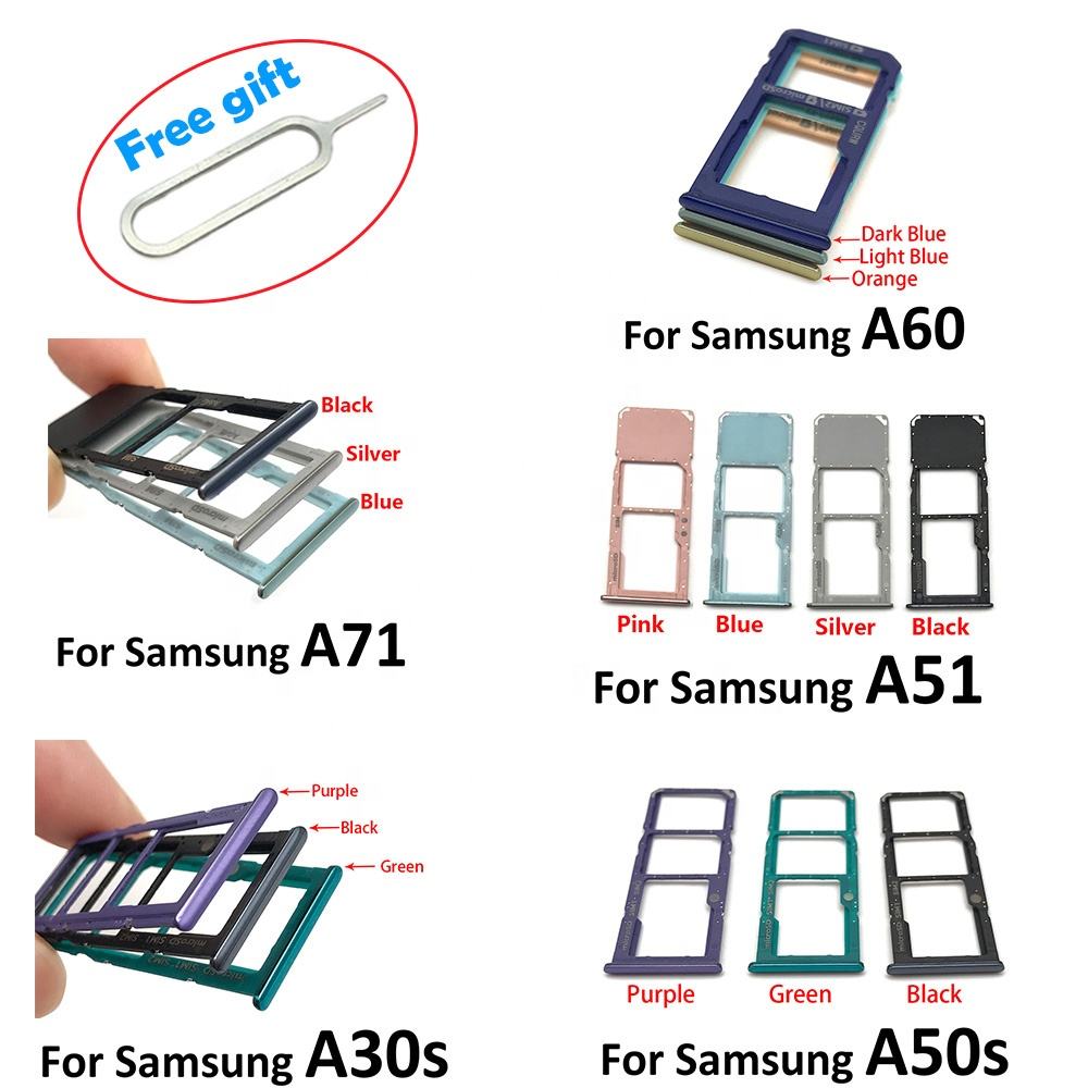 SIM Card Tray Slot Holder Accessories for Samsung Phones