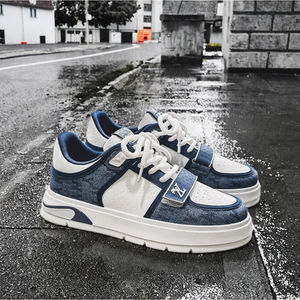 Chaussures de Skateboard Homme Respirantes <span class=keywords><strong>2026</strong></span> à Lacets Coupe Basse Mode Rétro Semelle Épaisse Décontractées Imperméables - Product Image 3