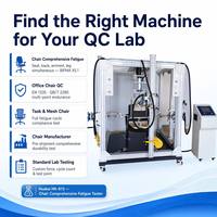 Máquina de Prueba de Fatiga Integral HK-813 para Sillas de Oficina, Probador de Durabilidad de Carga para Respaldo y Reposabrazos, para Laboratorio de Muebles