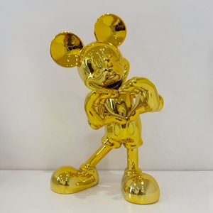 Escultura Creativa <span class=keywords><strong>de</strong></span> <span class=keywords><strong>Mickey</strong></span> Pintada a Mano por Hengcheng, Decoración <span class=keywords><strong>de</strong></span> Piso Grande <span class=keywords><strong>para</strong></span> Sala <span class=keywords><strong>de</strong></span> Estar, Artesanía <span class=keywords><strong>de</strong></span> Resina <span class=keywords><strong>de</strong></span> Alta Gama y Lujo - Product Image 5