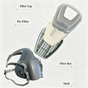 Cartucho de Filtro Multigas de Instalación Rápida, Grado P2/P3, Fácil de Instalar, Compatible con Semimáscaras y Respiradores de la Serie Fit para Mascarillas Faciales Completas - Product Image 4