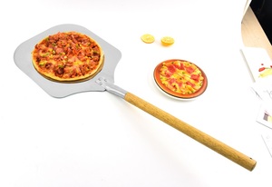 <span class=keywords><strong>Pelle</strong></span> à <span class=keywords><strong>pizza</strong></span> de 12 pouces avec manche en bois <span class=keywords><strong>pour</strong></span> la cuisson de pizzas et de pains faits maison - Product Image 4