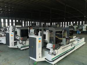 Cnc đôi đầu miter 45 và 90 độ cắt Saw nhôm cửa sổ máy cắt hai đầu chính xác Saw - Product Image 5