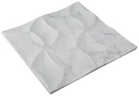 3D Bianco Carrara Blanc Marbre Décoratif Mosaïque Carrelage Mural Designs Thaïlande Usine