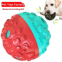 Nuevo Juguete de Pelota para Perros con Forma de Meteorito de Lujo, Divertida Pelota Interactiva para Perros con Sonidos Extraños