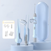 Outil de nettoyage d'oreilles lumineux et portable en silicone souple pour bébés, cure-oreille spécial pour enfants Rose Milare