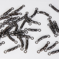TOPIND Usine En Gros Haute Vitesse En Laiton et Acier Inoxydable 3 Baril Émerillons Connecteur De Pêche Accessoires pour Carpe